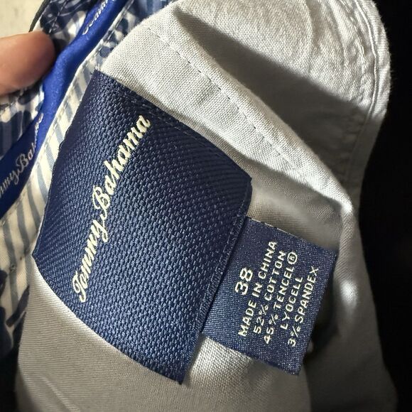 NWT Tommy Bahama Mens Size 38 Black Offshore Chino Shorts Khaki $98 - Picture 7 of 10